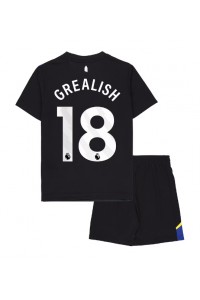 Everton Jack Grealish #18 Jalkapallovaatteet Lasten Kolmas peliasu 2025-26 Lyhythihainen (+ Lyhyet housut)